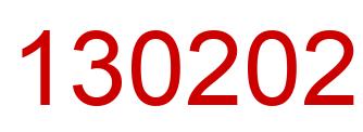 Number 130202 red image