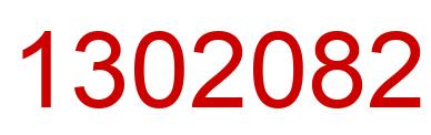 Number 1302082 red image