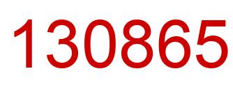 Número 130865 imagen rojo