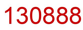 Número 130888 imagen rojo