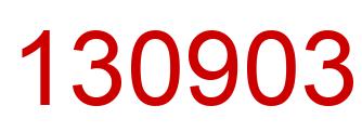 Number 130903 red image