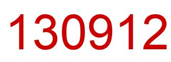Número 130912 imagen rojo