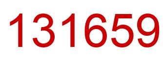 Número 131659 imagen rojo