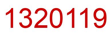 Número 1320119 imagen rojo