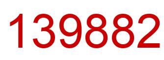 Number 139882 red image