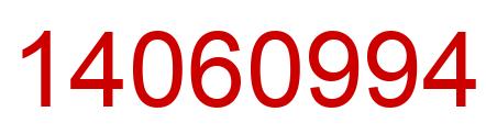 Número 14060994 imagen rojo