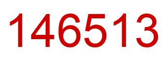 Número 146513 imagen rojo