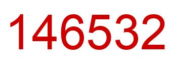 Número 146532 imagen rojo