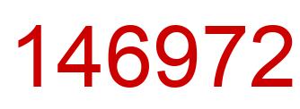 Número 146972 imagen rojo