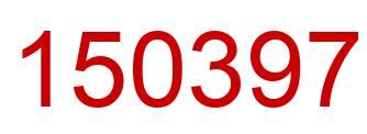 Número 150397 imagen rojo