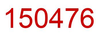 Número 150476 imagen rojo