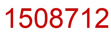 Número 1508712 imagen rojo