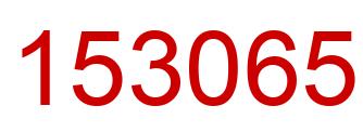Número 153065 imagen rojo
