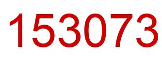 Número 153073 imagen rojo