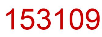 Número 153109 imagen rojo