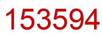 Número 153594 imagen rojo