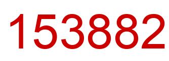 Number 153882 red image