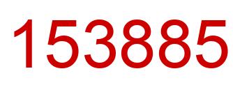 Number 153885 red image