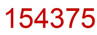 Número 154375 imagen rojo