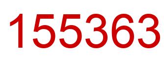 Number 155363 red image