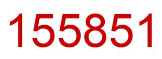 Número 155851 imagen rojo