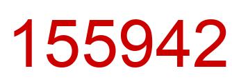 Number 155942 red image