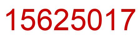 Número 15625017 imagen rojo