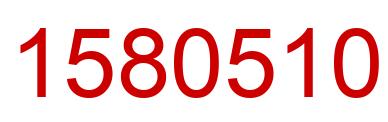Número 1580510 imagen rojo