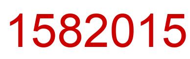 Number 1582015 red image