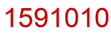 Number 1591010 red image
