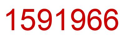 Number 1591966 red image