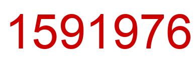 Number 1591976 red image
