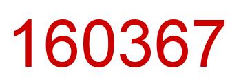 Número 160367 imagen rojo