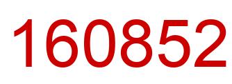 Number 160852 red image