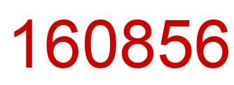 Number 160856 red image