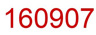 Number 160907 red image