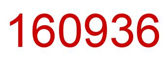 Number 160936 red image