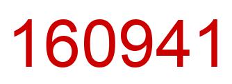 Number 160941 red image