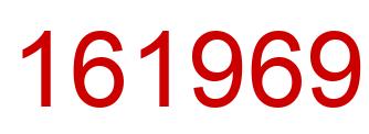 Número 161969 imagen rojo