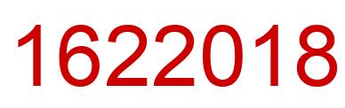 Number 1622018 red image