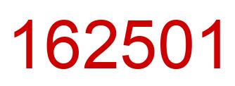 Número 162501 imagen rojo