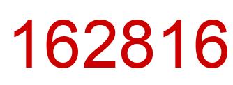 Number 162816 red image