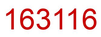 Number 163116 red image