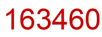 Número 163460 imagen rojo