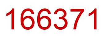 Número 166371 imagen rojo