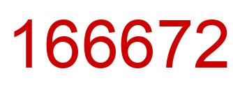 Número 166672 imagen rojo