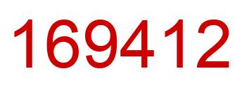 Número 169412 imagen rojo