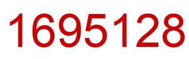 Number 1695128 red image