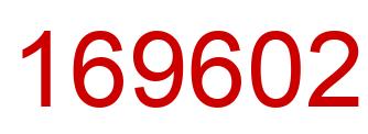 Number 169602 red image
