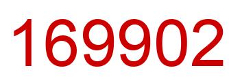 Number 169902 red image